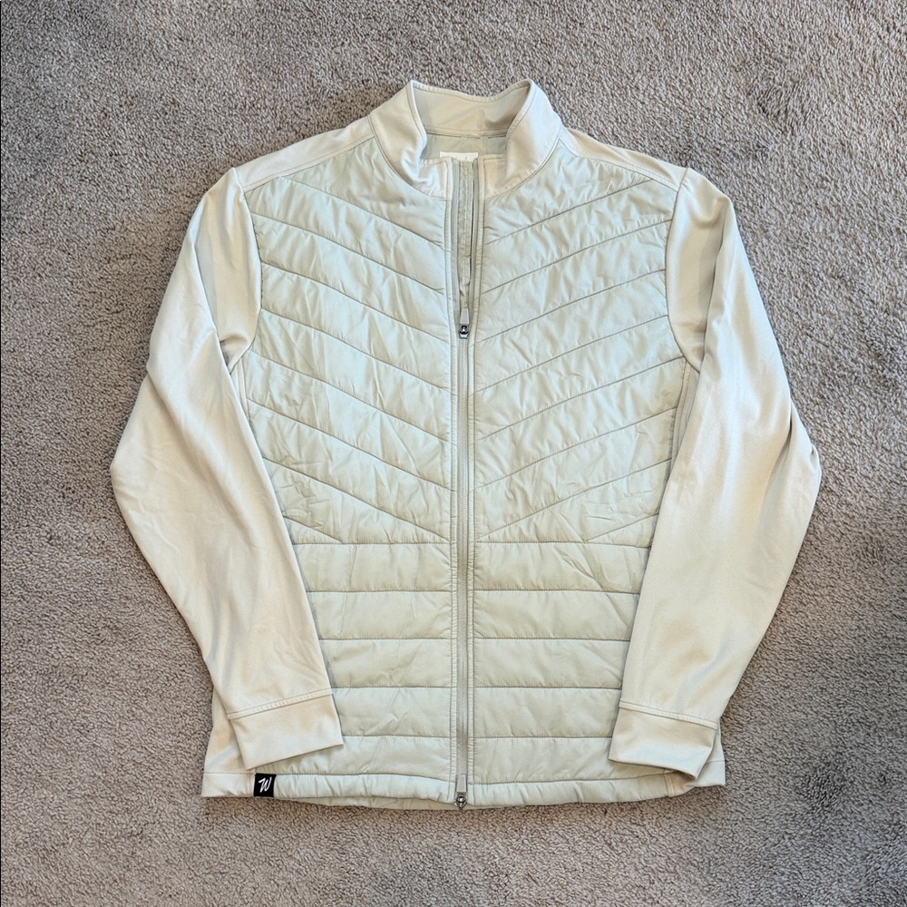 Waggle Cream Quilted Jacket